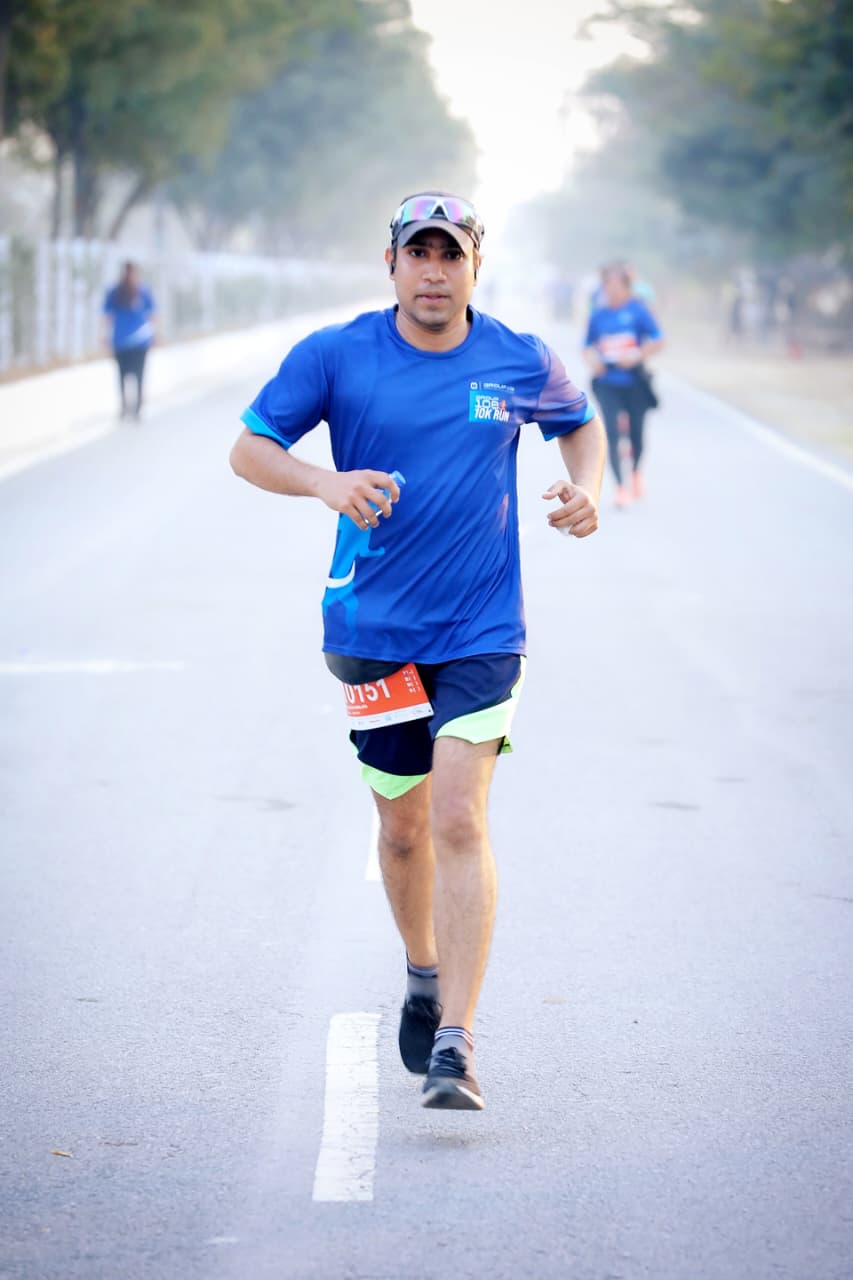 Utkarsh Himalaya running for Run Yodha