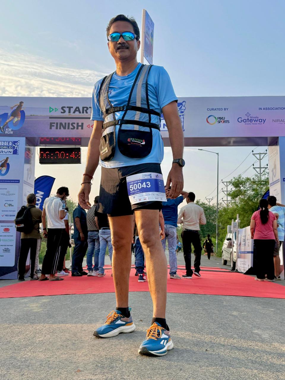 Viresh Gupta running for Run Yodha